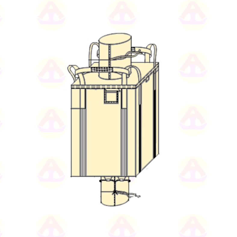 Bao Jumbo vuông ống nạp đáy xả